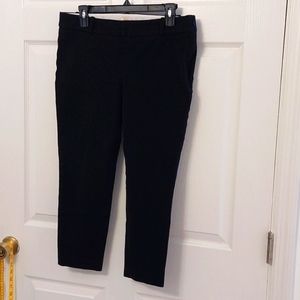 J Crew size 10 black pants